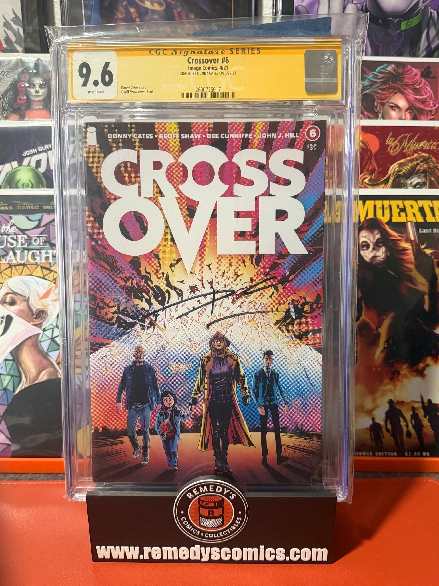 Crossover #6 - Geoff Shaw - Signed by Donny Cates - CGC 9.6