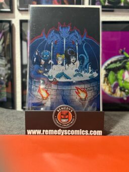 HARLEY QUINN X ELVIRA #4 - CVR F - AMANDA CONNER - HOT TUB METAL VIRGIN VAR