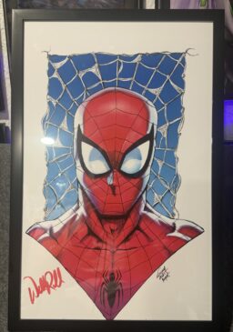 Framed Spider-Man Wall Art Print - 11x17 Art Print called "Peter" - Signed by William Russell w/COA