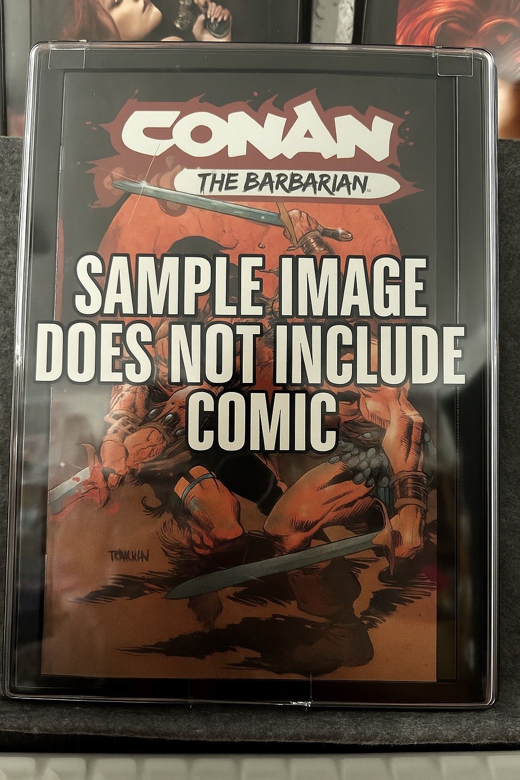 BCW Comic Book Showcase UV Protected. Modern and Silver. Hangs on the wall. - Image 3