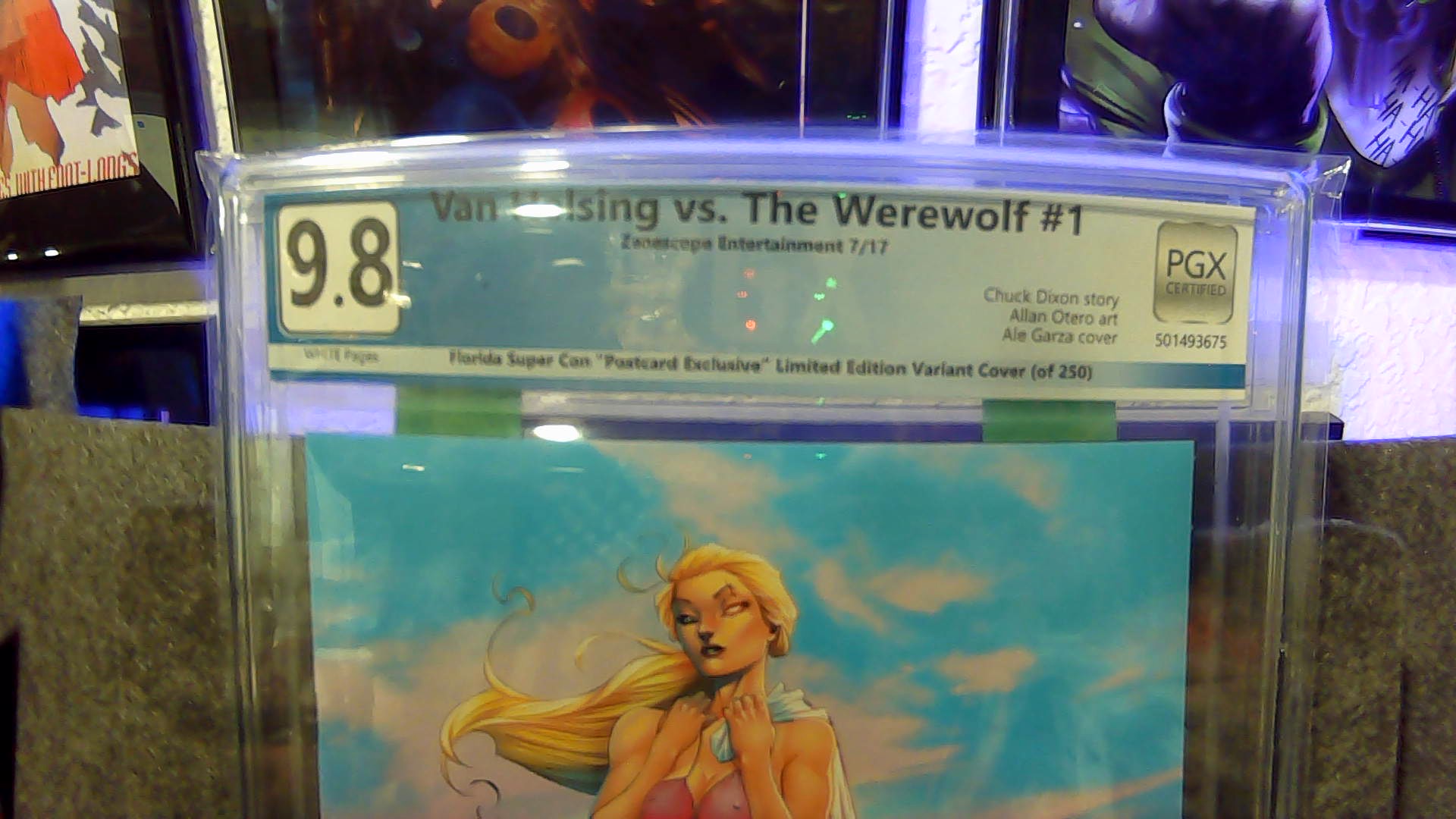 Van Helsing vs. The Werewolf #1 - Miami Vice Homage - PGX 9.8 - Garza - Otero - Image 3
