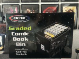 BCW Graded Comic Book Bin Storage Short Box - Black