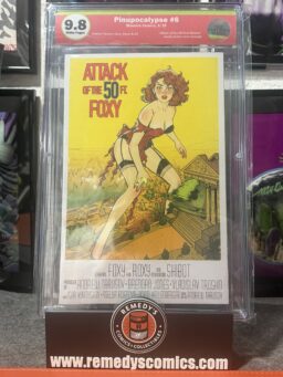 PINUPOCALYPSE #6 (OF 6) CVR B ATTACK OF THE 50 FOOT WOMAN HOMAGE EGS 9.8 - Graded Slab