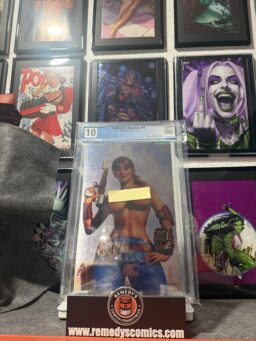 Valkyrie Saviors #1 Metal - PGX 10 - Fallout Homage - Sad Lemon Comix Graded Slab LTD 40