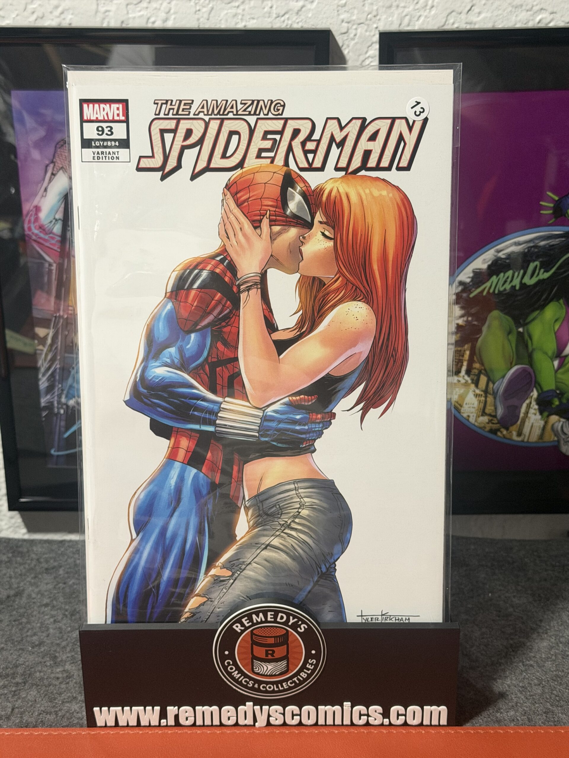 Amazing Spider-Man #93 Tyler Kirkham Exclusive Variant Comic ~ Campbell Homage