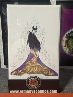DISNEY VILLAINS MALEFICENT #2 - 1:10 INCENTIVE - J SCOTT CAMPBELL - VIRGIN VARIANT - DYNAMITE