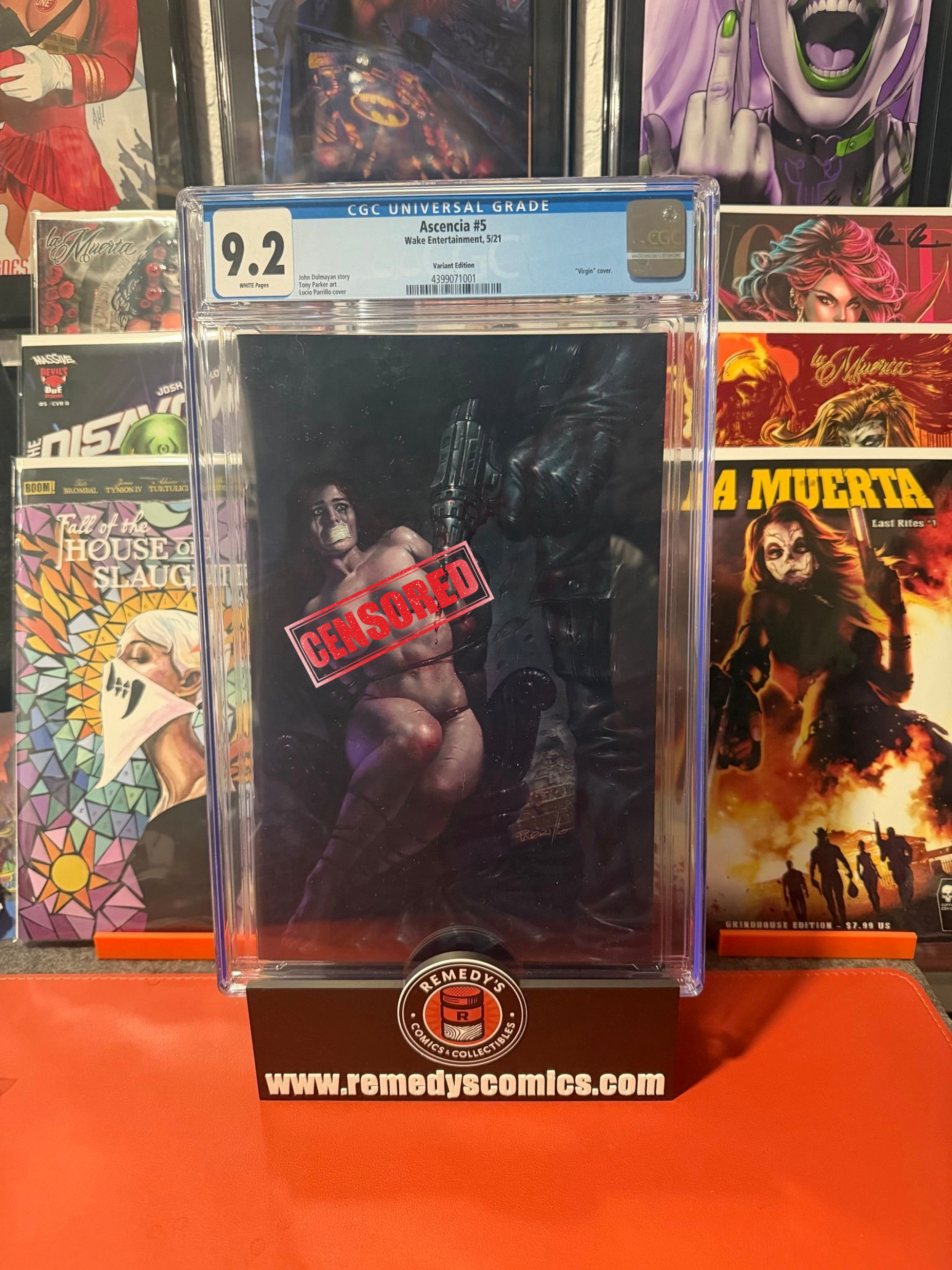 Ascencia #5B - Lucio Parrillo - Virgin - CGC 9.2