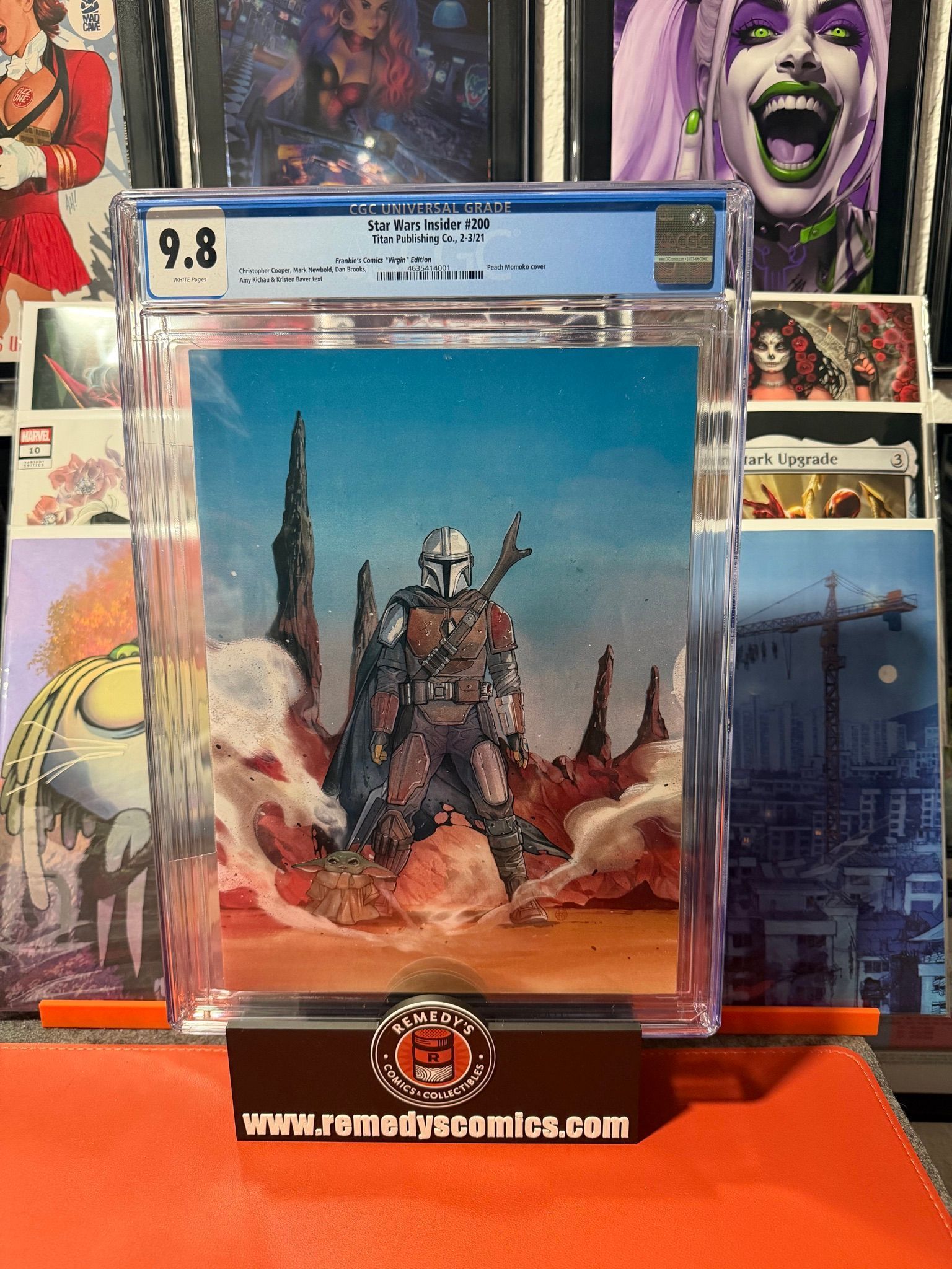Star Wars Insider #200 - Peach Momoko - Virgin - Frankie’s Comics - CGC 9.8