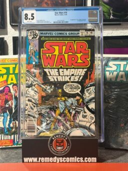 Star Wars #18 - Newstand - 1st Appearance of Sen. Greyshade & Comm. Strom - CGC 8.5