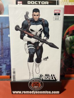 PUNISHER #3 DAVID NAKAYAMA COLOR BLOCK WHITE VIRGIN VARIANT - Releases 4/29/2026