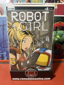Robot + Girl #8 - Signed by Mike White w/COA