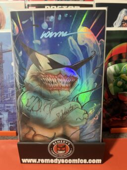 Fame - Satoshi Tajiri - Venomized Squirtle - Gorkem Demir - Foil - Signed by Gorkem w/COAs - TerrifiCon - LTD 75