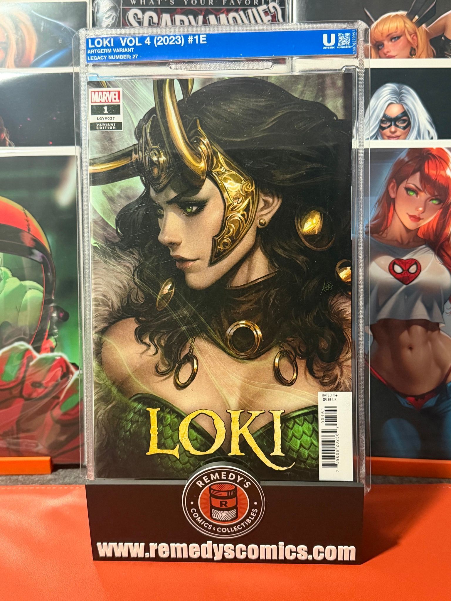 Loki - Vol 4 - #1E - Artgerm - Legacy Number 27 - Uncirculated Soft Slab