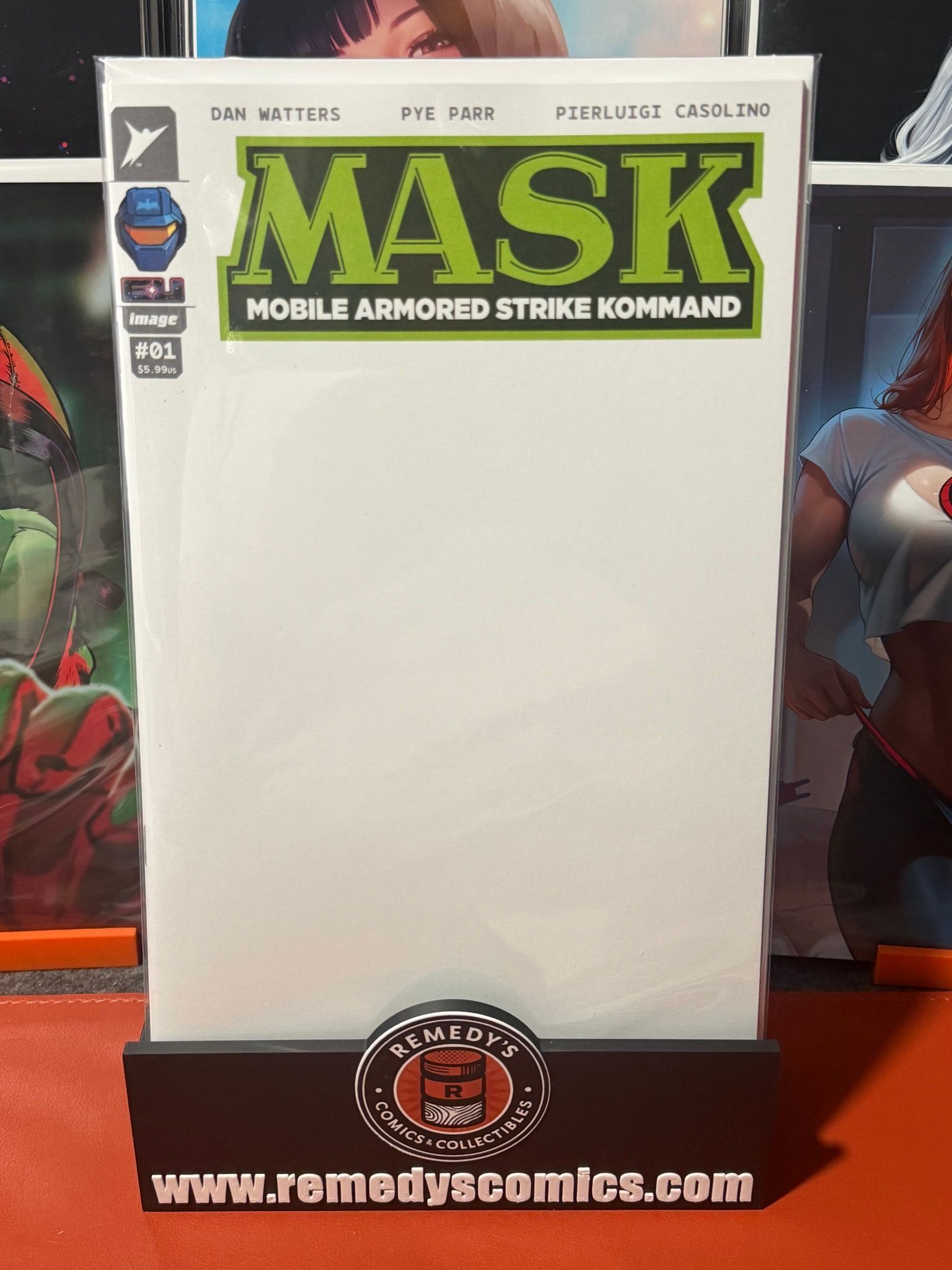 MASK #1 CVR M BLANK SKETCH VENOM BLANK SKETCH VAR - Releases 6/10/2026