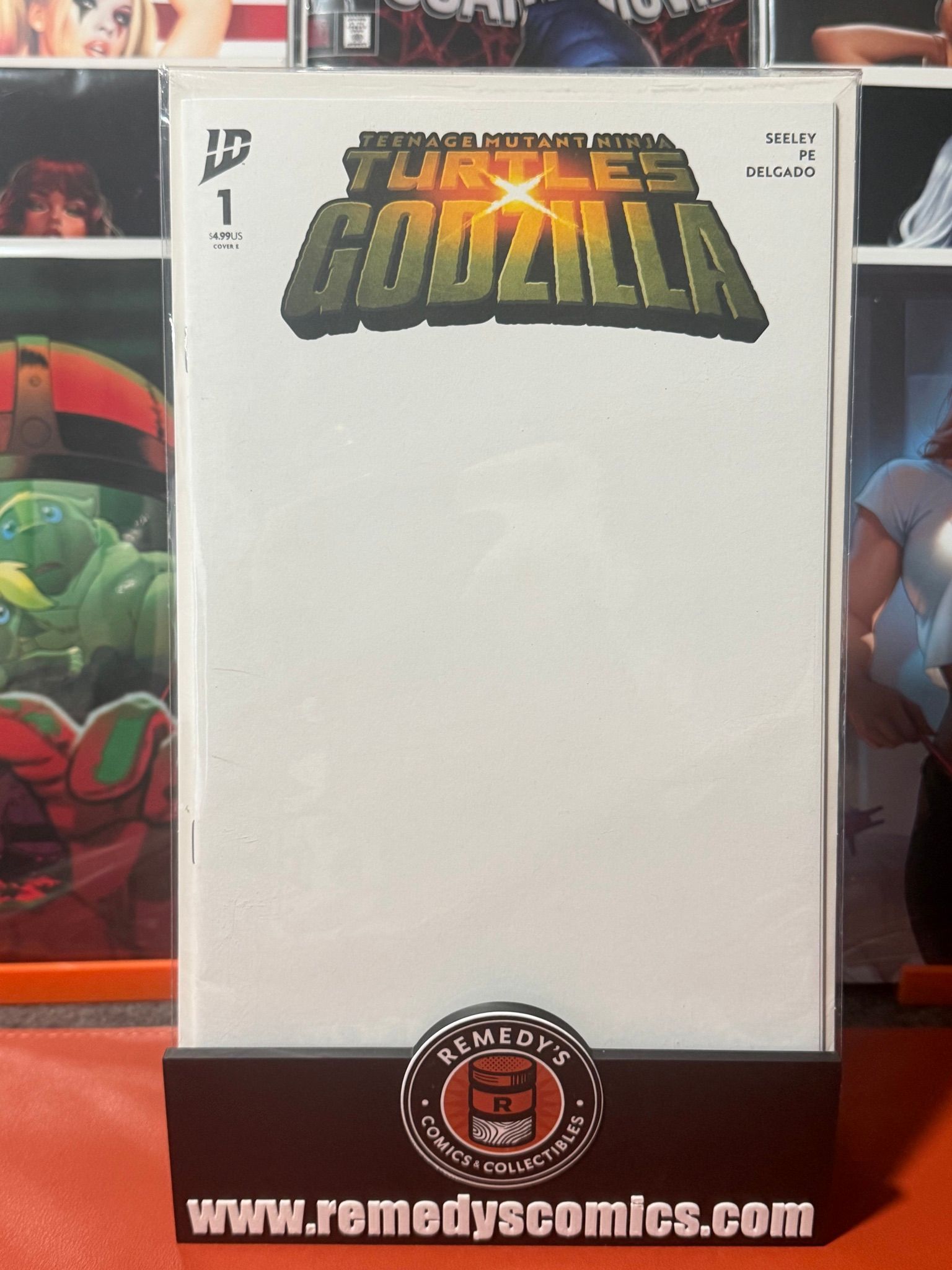 Teenage Mutant Ninja Turtles x Godzilla #1 - CVR E - Blank Sketch