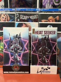 HEAT SEEKER EXPOSED - A GUN hgHONEY SERIES #4 (OF 4) CVR J - 1:5 INCENTIVE - BY ACE CONTINUADO COPIC VAR (MR) Trade Foil and Virgin Set