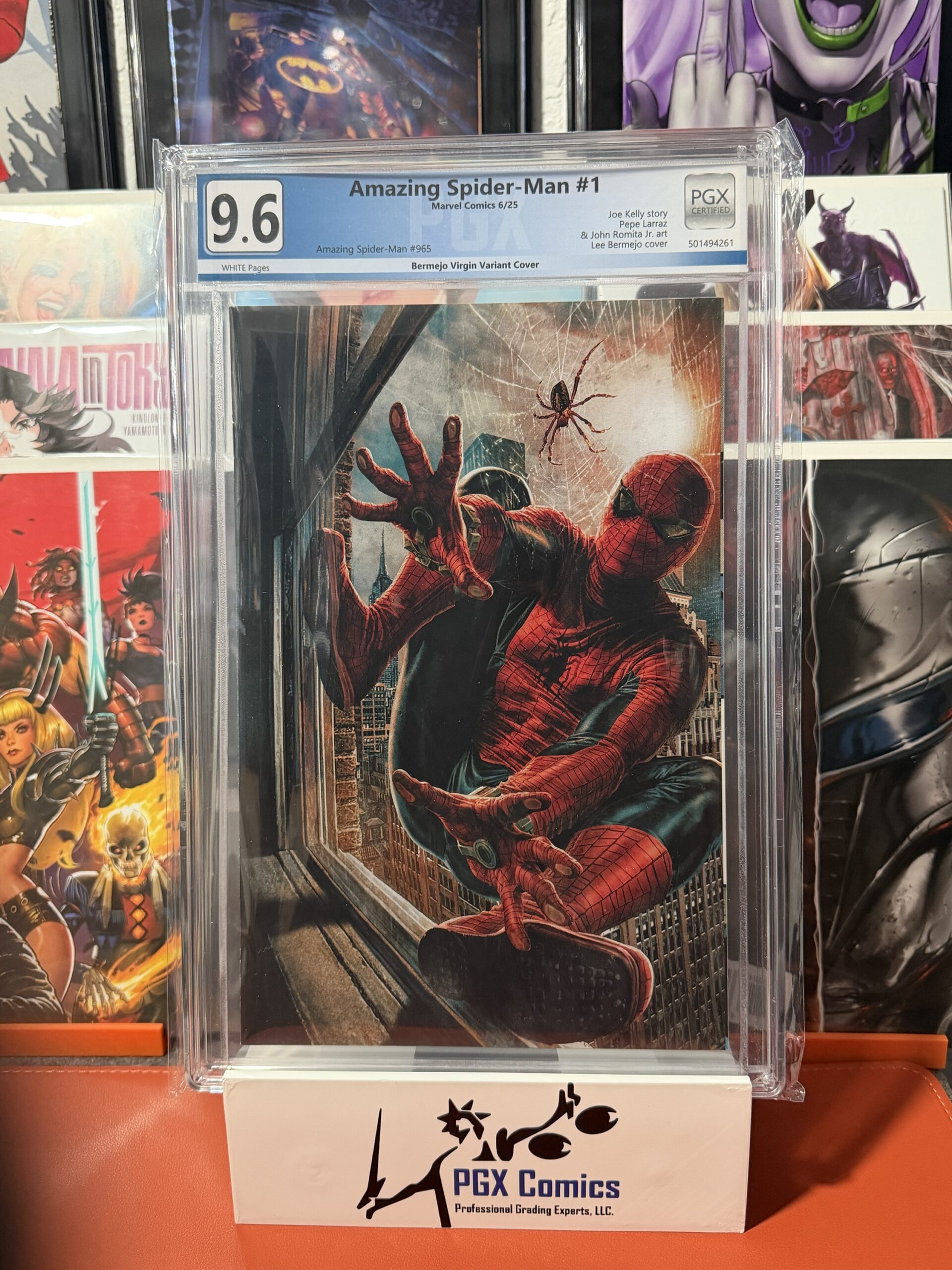 Amazing Spider-Man #1 - Amazing Spider-Man #965 Homage - Lee Bermejo - 9.6 PGX - Graded