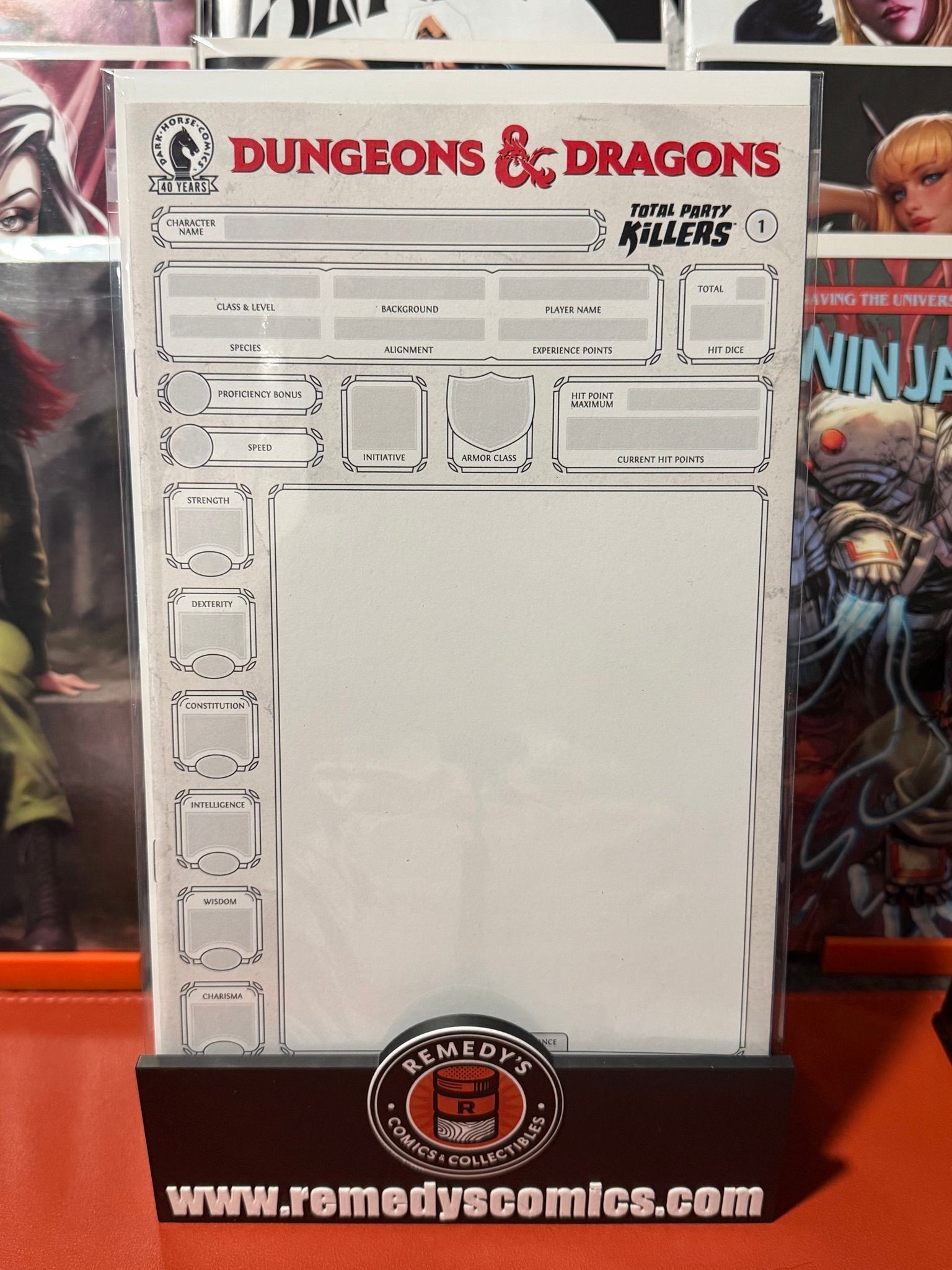 Dungeons & Dragons: Total Party Killers #1 (CVR E) (Blank cover-Character Sheet) - Releases 07/22/2026
