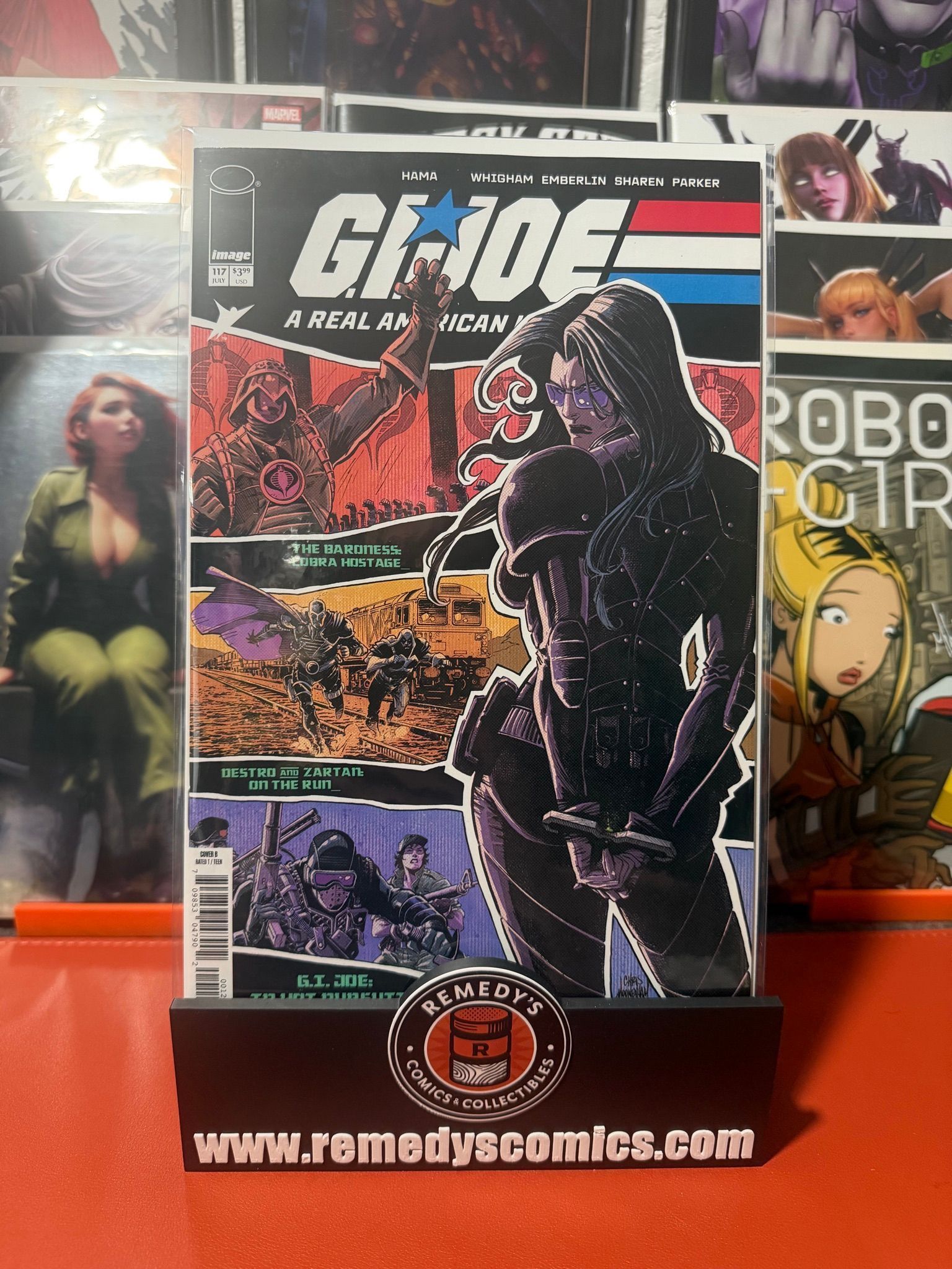 GI JOE A REAL AMERICAN HERO #117 HAMA FILES EDITION - CVR B - CHRIS MOONEYHAM - Releases 7/22/26