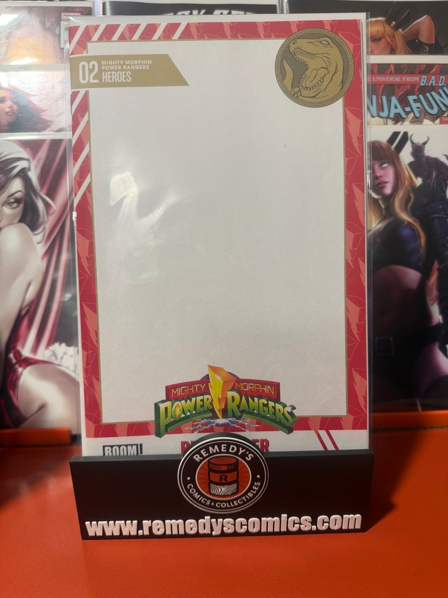 Mighty Morphin Power Rangers #2 - CVR D Trading Card Blank Sketch Variant - Releases 7/15/26