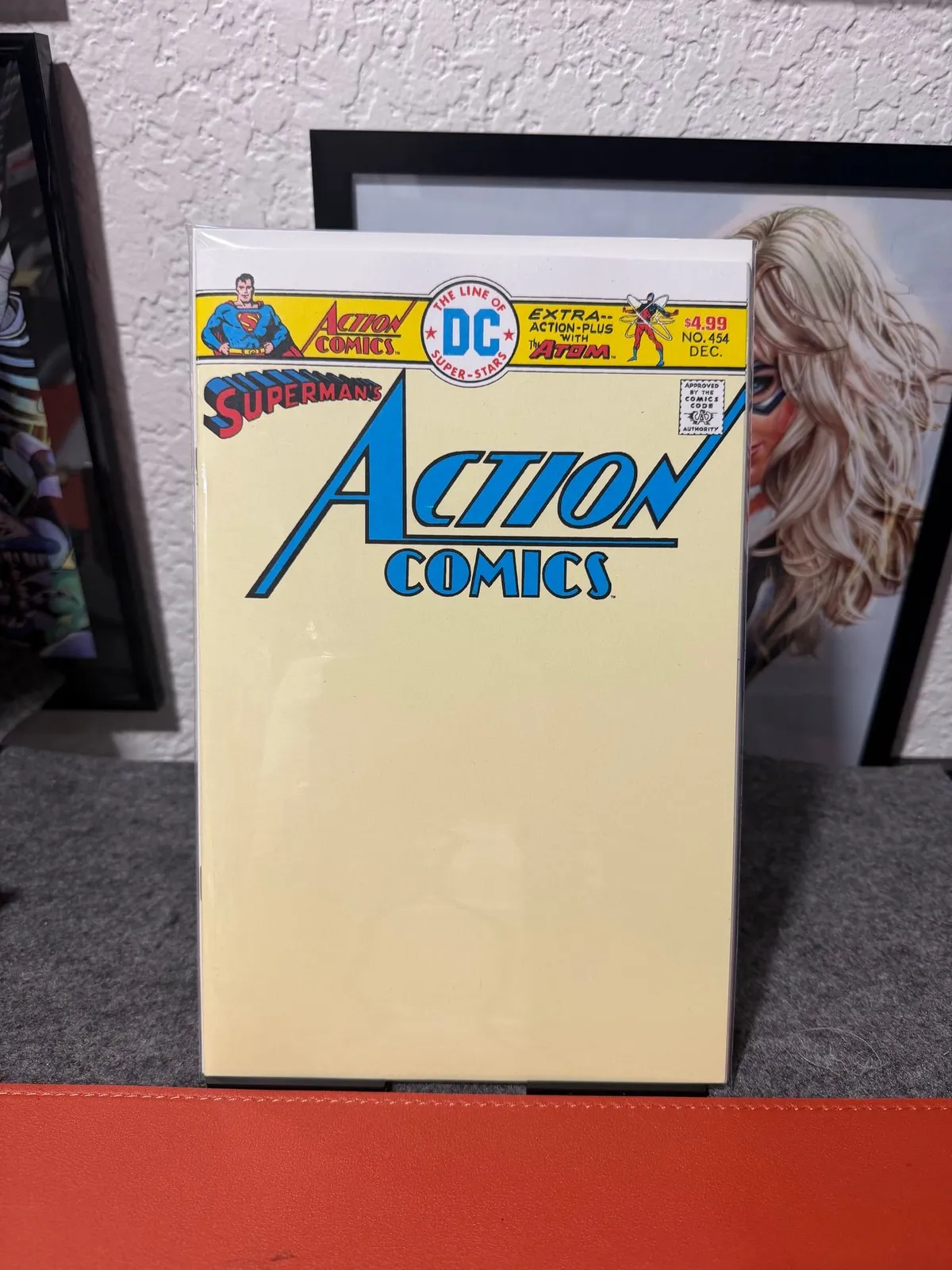 ACTION COMICS #454 FACSIMILE EDITION CVR B BLANK CARD STOCK VAR - Pre-Order - Releases 4/8/2026
